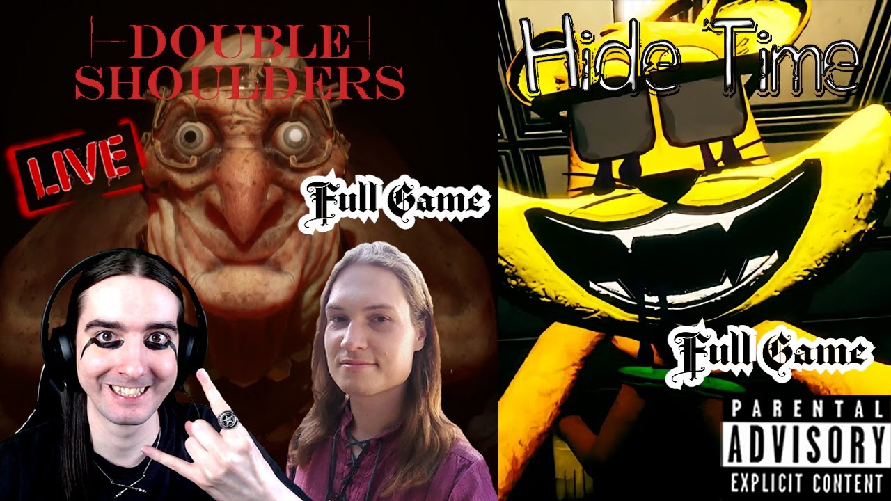 😈LIVE Hide Time - Full Game - Mascot Horror & Double Shoulders - Full Game - With Willow Axelz