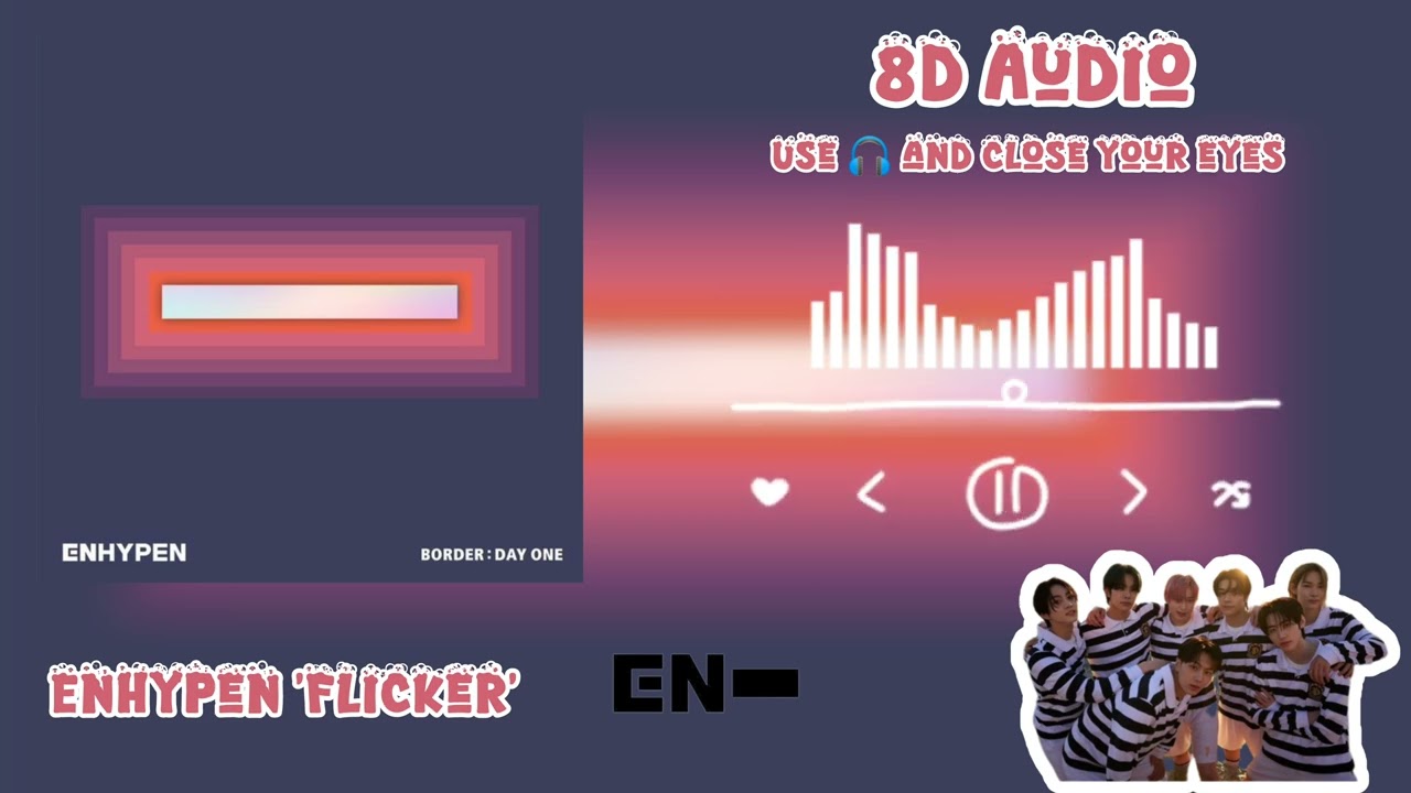 [FULL] ENHYPEN (엔하이픈) 'Flicker' 8D Audio use 🎧 #enhypen #flicker #8daudio #kpop #youtube #satisfying