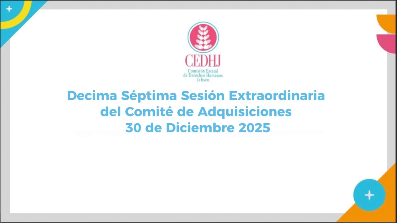 Decima Séptima Sesión Extraordinaria del Comité de Adquisiciones 30 de Diciembre 2025