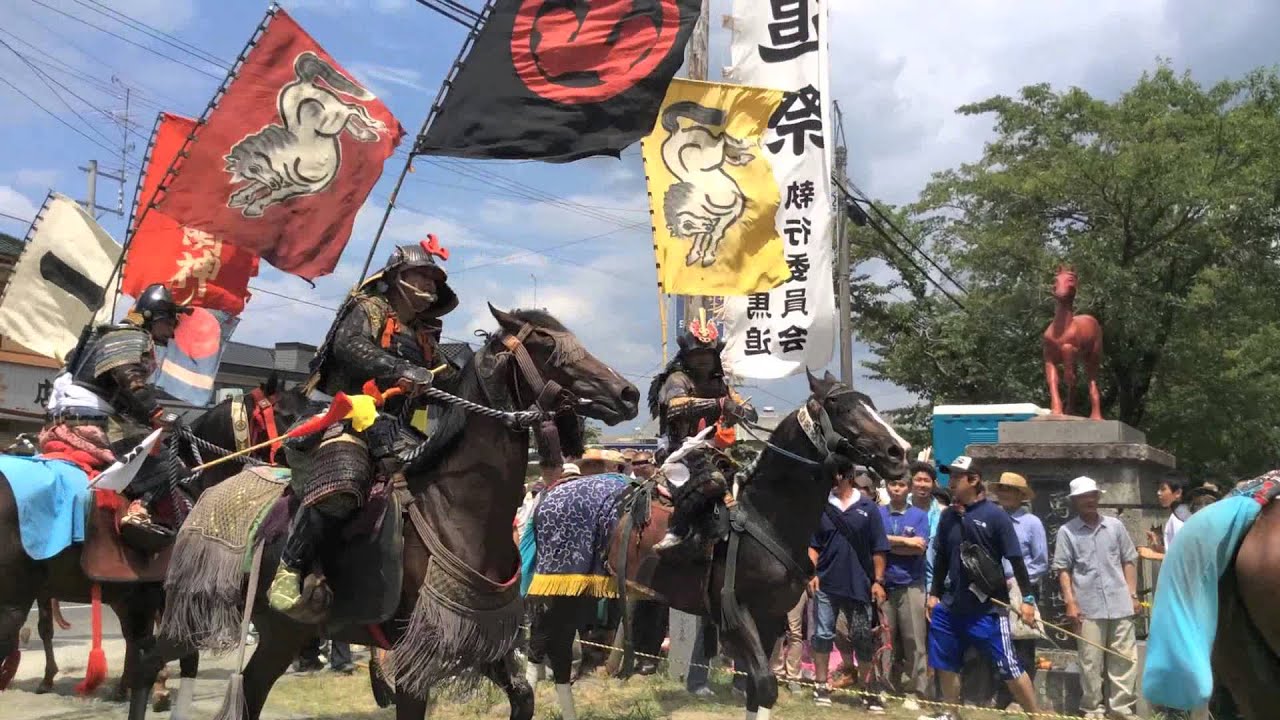 「相馬野馬追」'Soma nomaoi'　その２  総大将祭場に入る！