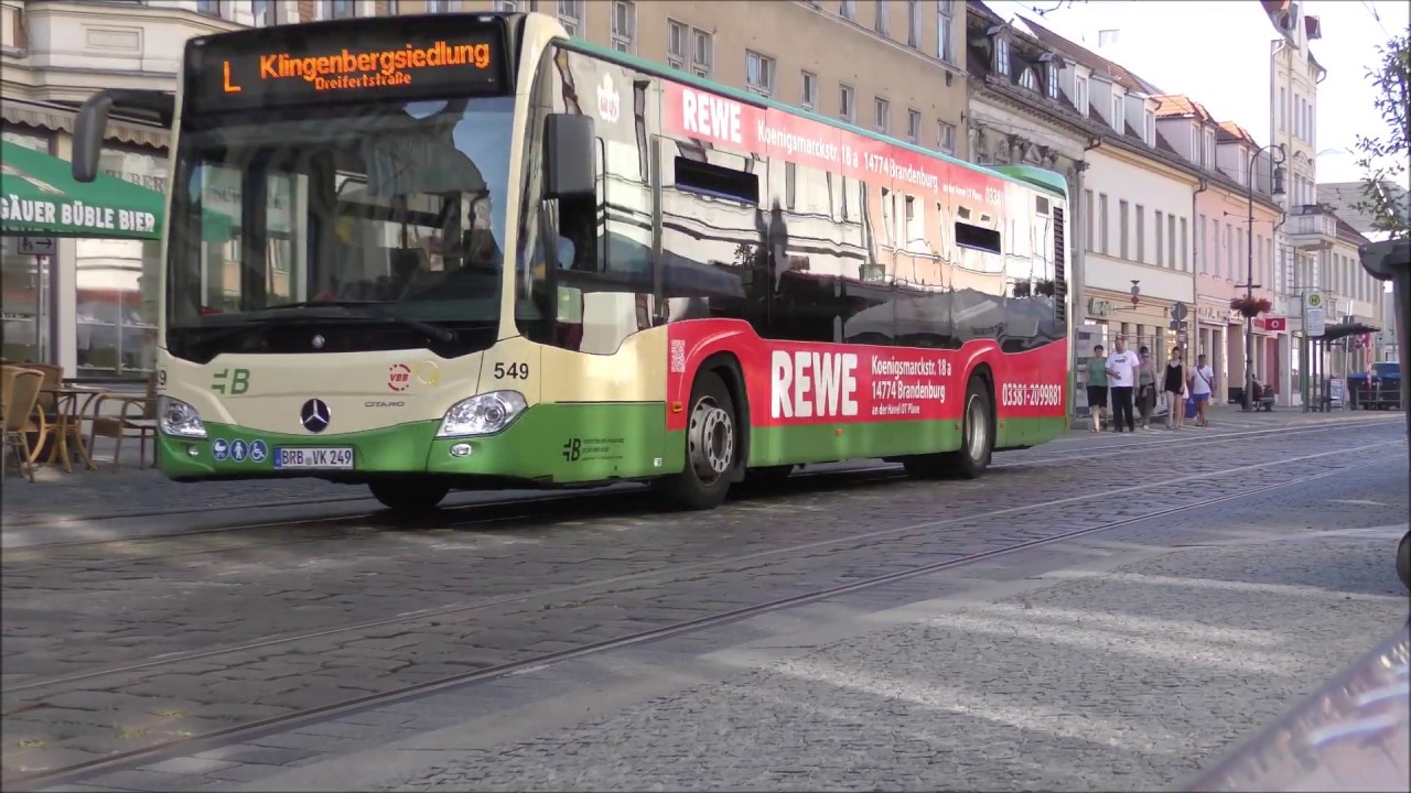 Stadtverkehr in Brandenburg an der Havel am 23.7.19