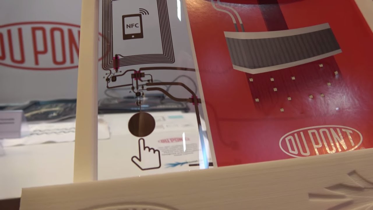 DuPont PE410 ink for rapid prototyping of flexible OLED, solar, antennae and touch panels