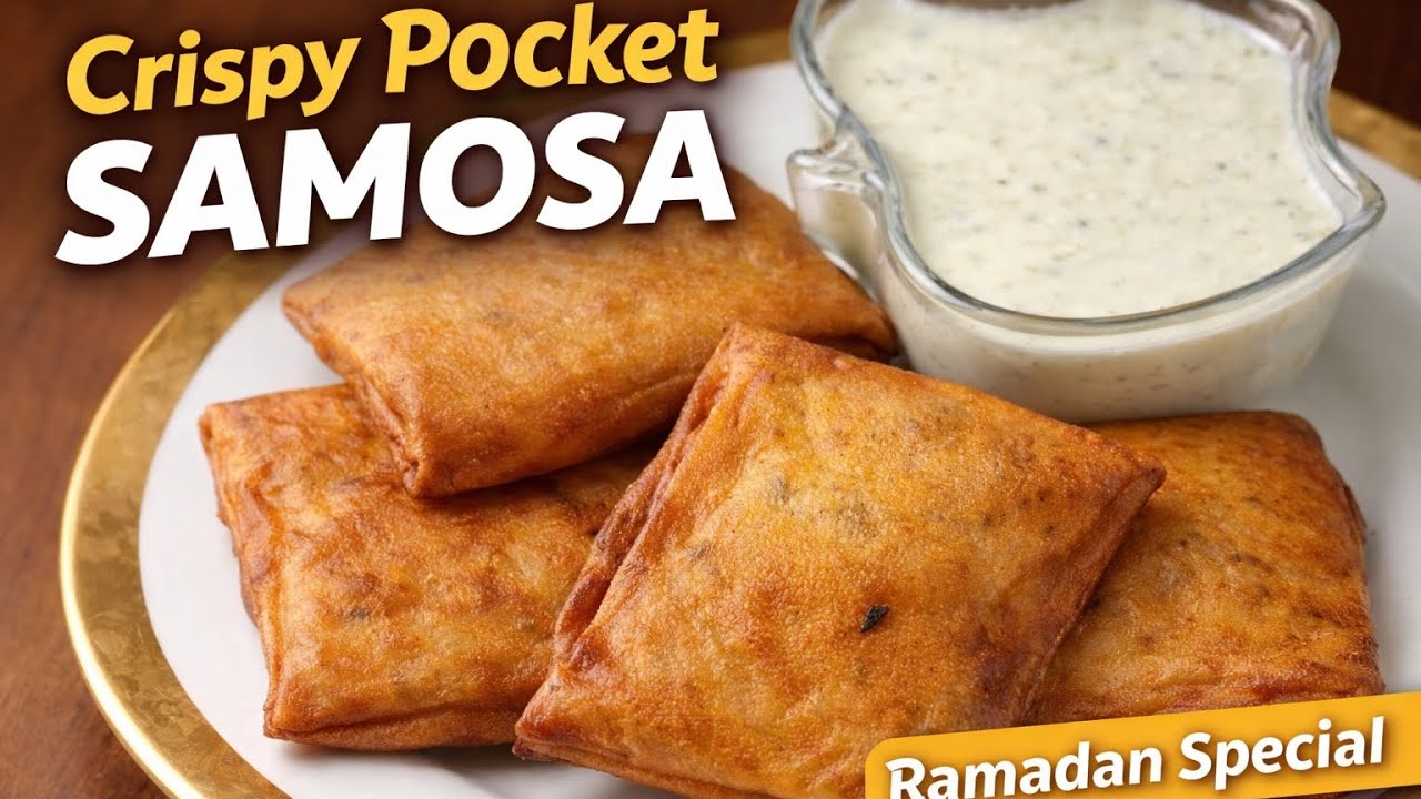 Ultimate Pocket Samosa Recipe | Easy & Crispy Iftar Snack