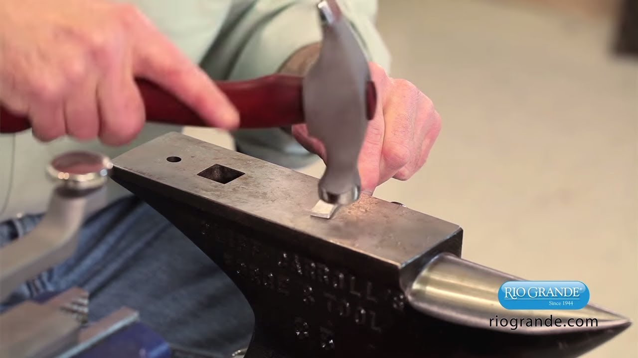 Forging heavy stock with the Fretz Jewelers Sledge Hammer