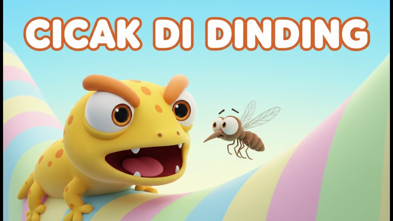 Cicak Cicak di Dinding 🦎🎵 | Lagu Anak Indonesia Populer | Animasi 3D Ceria