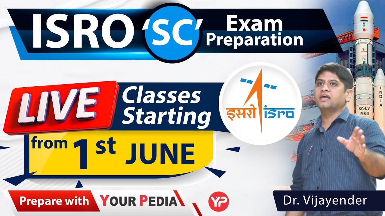 Live classes for ISRO exam preparation starting 1 June | Mechanical, Electronics, Computer Science