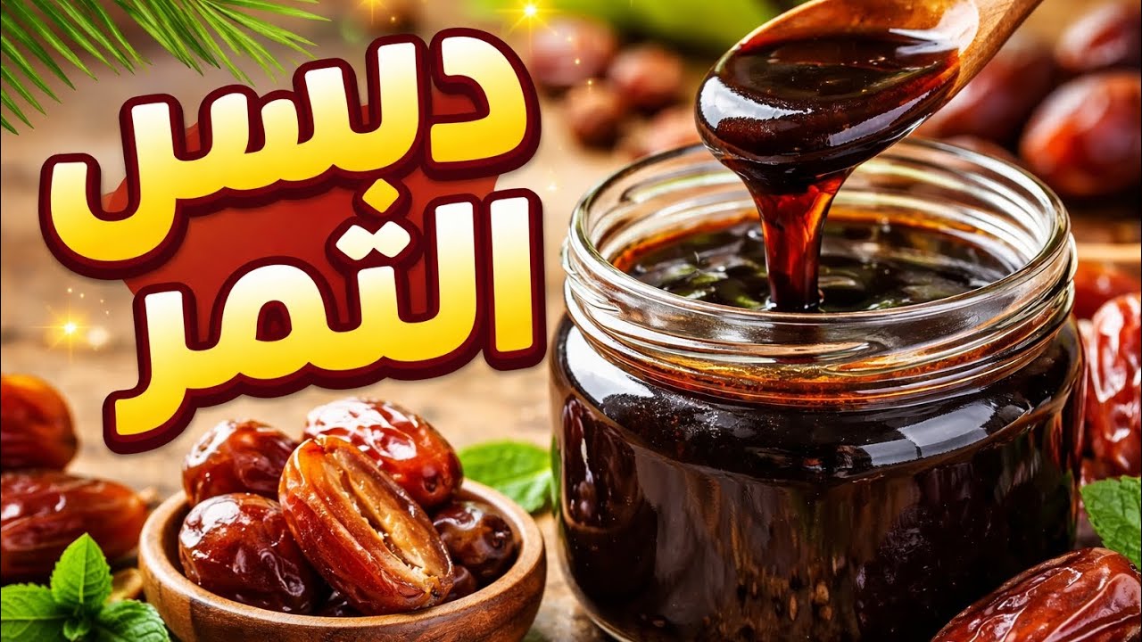سر نجاح دبس التمر المنزلي بدون مواد حافظة خطوة بخطوة  بمكونات بسيطة ولطعم  رهيب