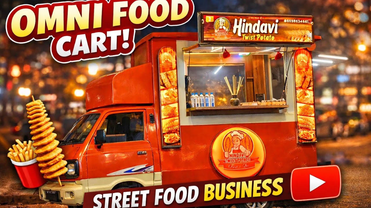 👉 Omni Food Cart Customization 🚐🔥 | Full Setup | #khalilchavhan 