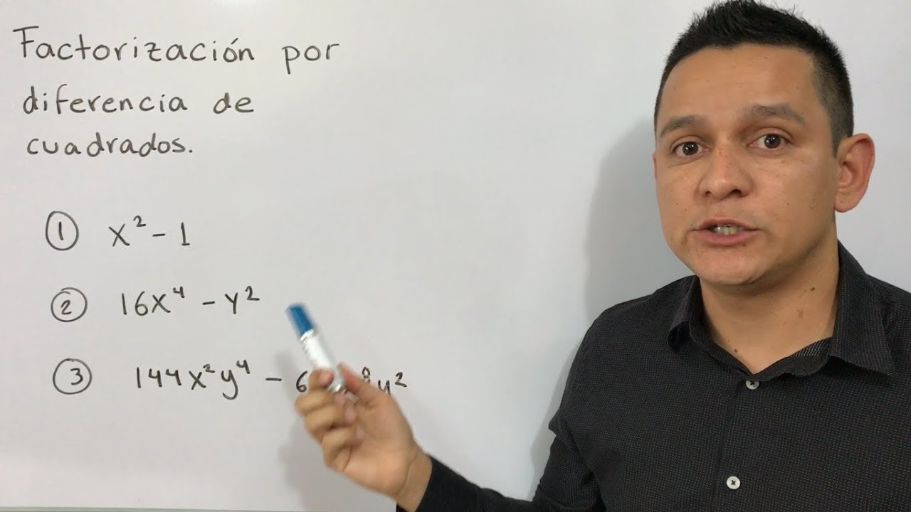 Factorización por diferencia de cuadrados #54