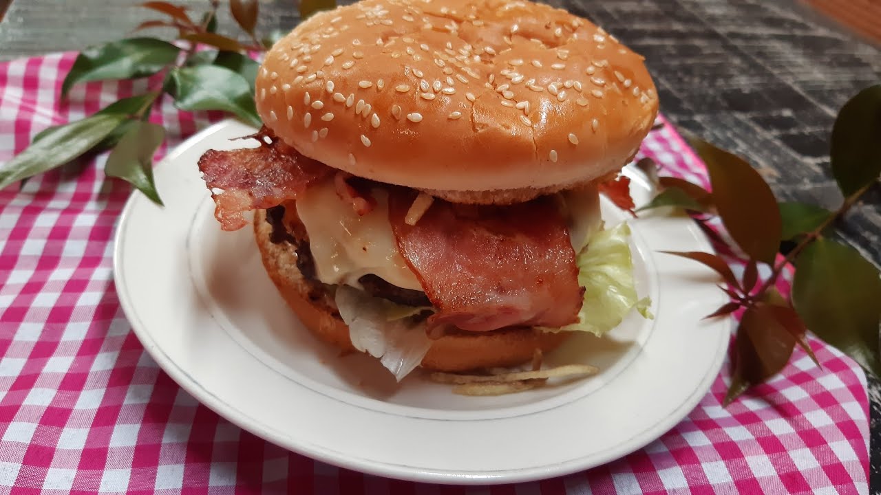 Hamburguesa Casera 🍔| Hamburguesa Colombiana f&aacute;cil y r&aacute;pido #sabor #cocinaencasa