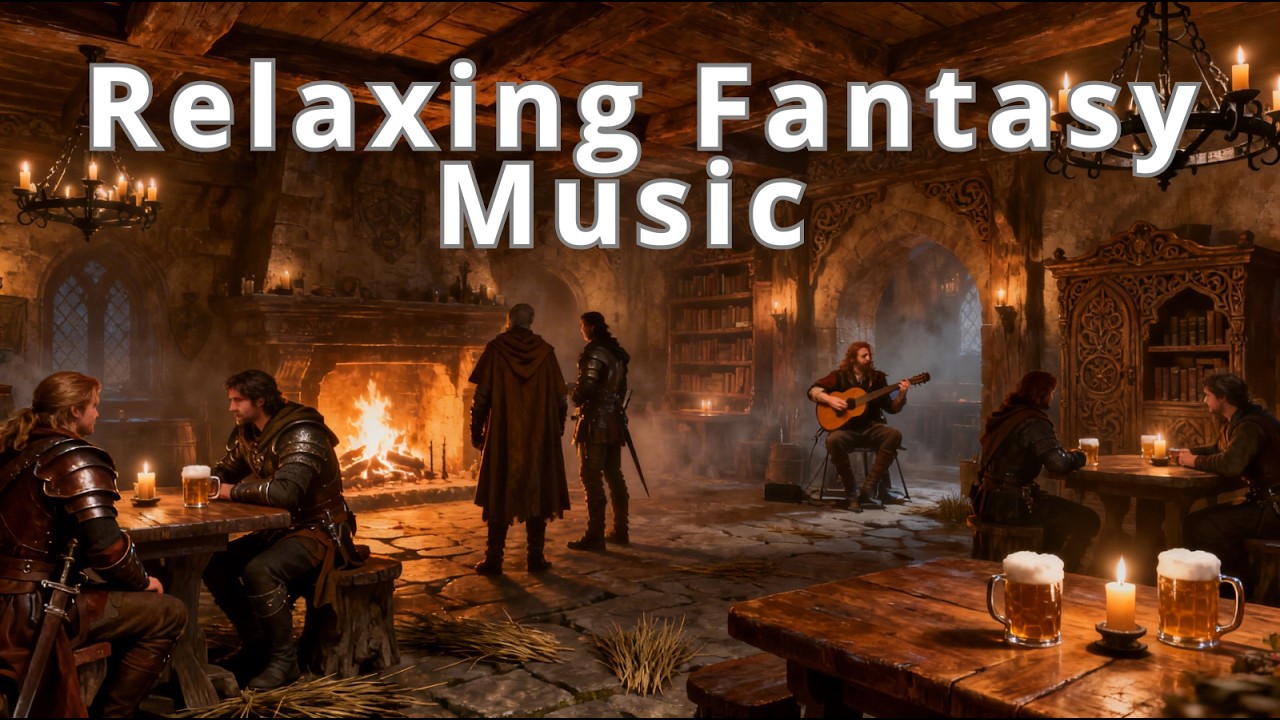 Fantasy Exploration Music | Relaxing Harp and Mystical Ambient Strings