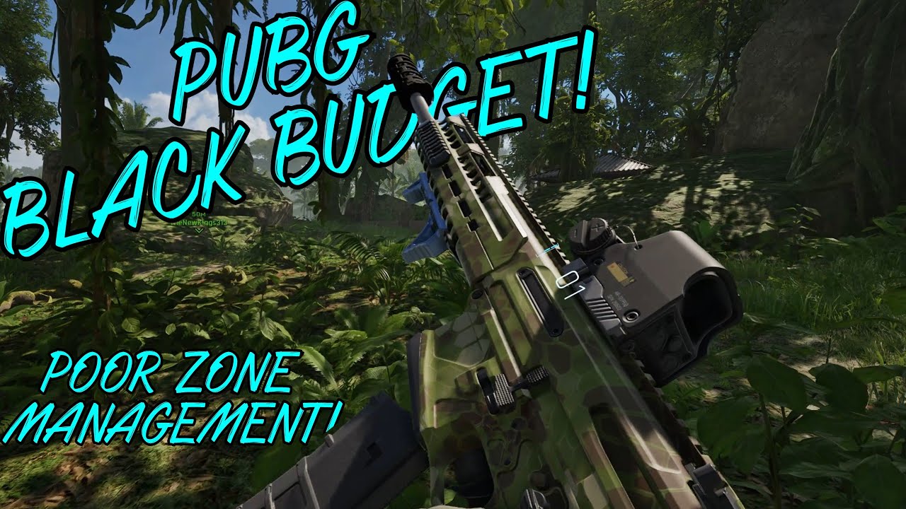 Poor ZONE Management in PUBG:BLACK BUDGET!