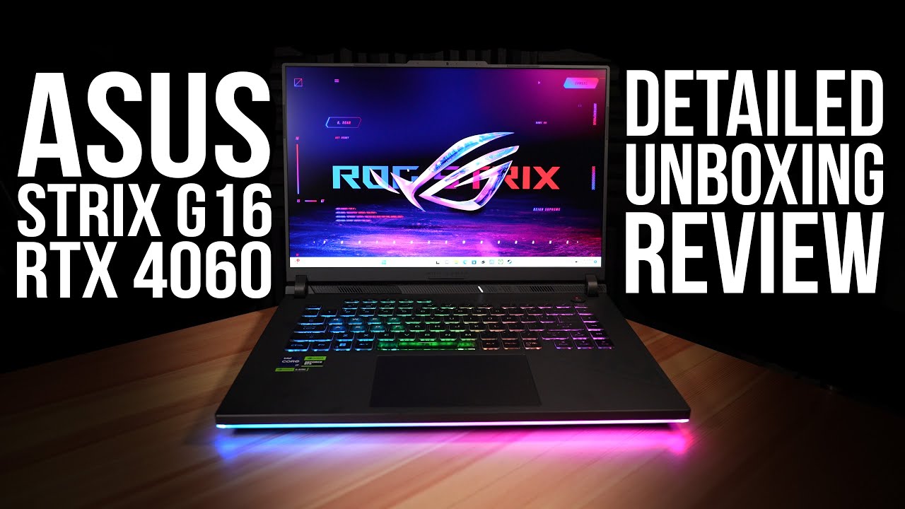 Asus Strix G16 Unboxing Review! 10+ Game Benchmarks, Fan Noise, Display, Thermals, Speakers, More!