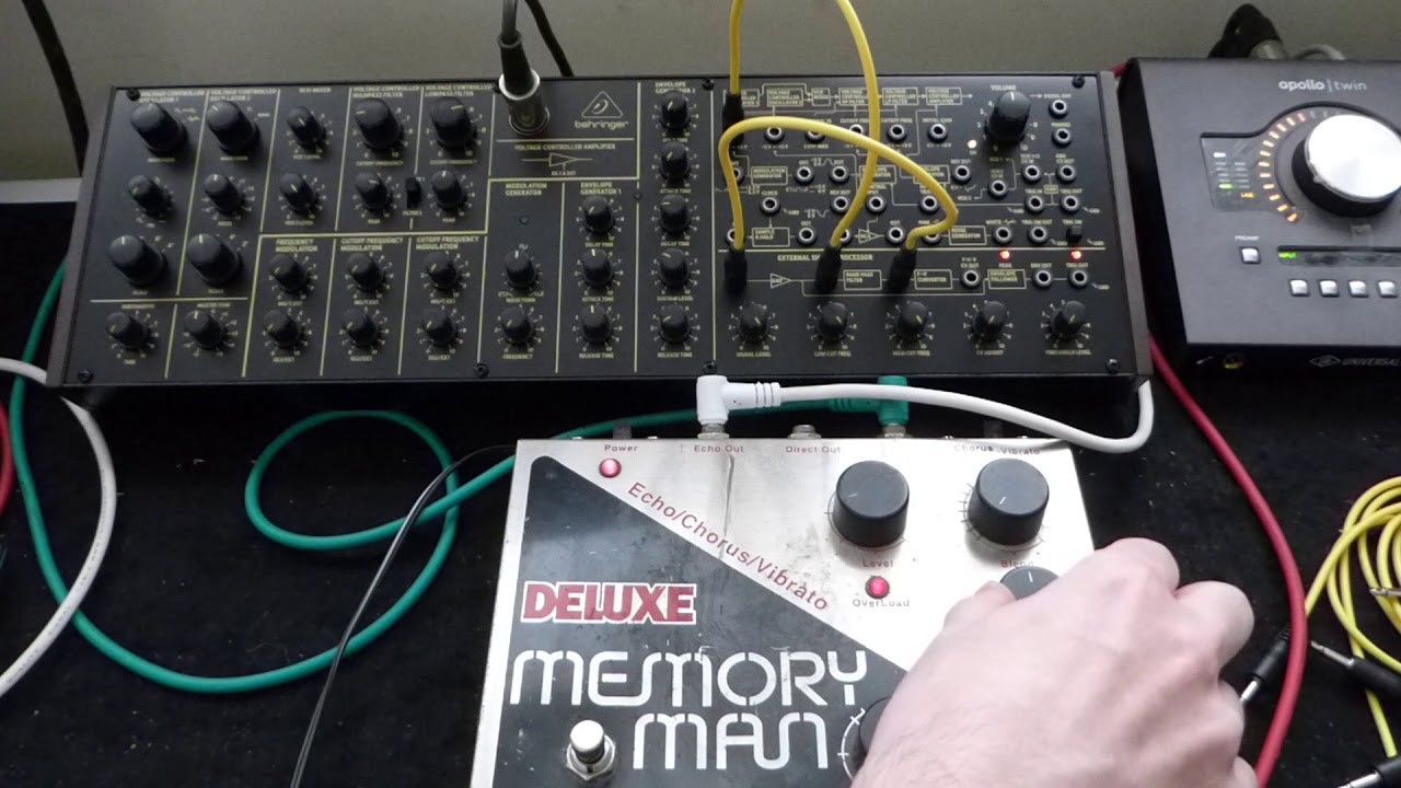 Behringer K2 & EHX Deluxe Memory Man