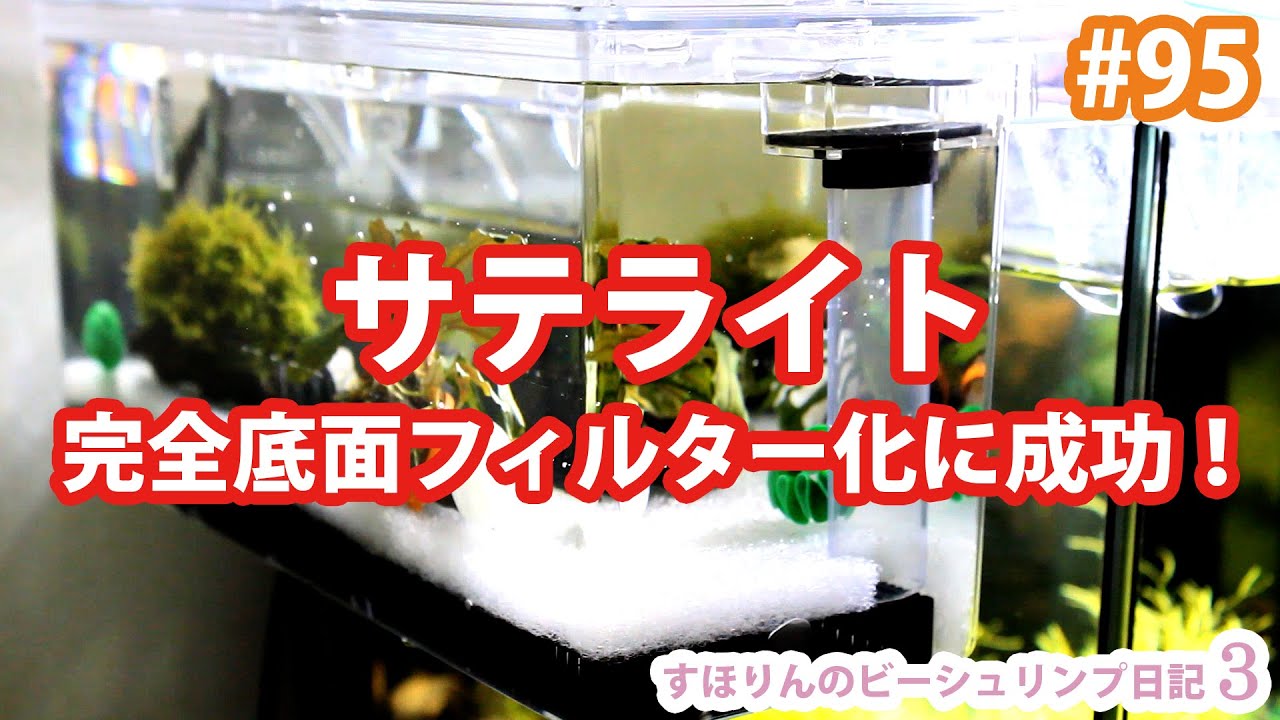 サテライト改造！完全底面フィルター計画【アクアリウム】