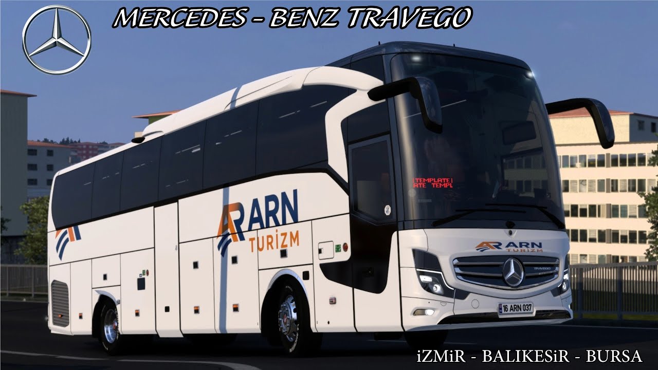 ETS 2 TÜRKİYE MERCEDES BENZ TRAVEGO İZMİR - BALIKESİR - BURSA [ARN TURİZM]