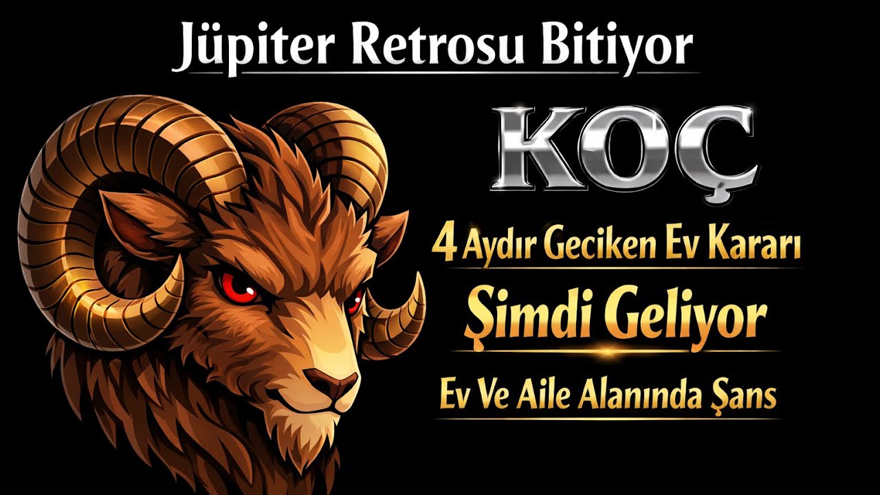 Koç Burcu - Yükselen Koç - Jüpiter Retrosu Bitiyor
