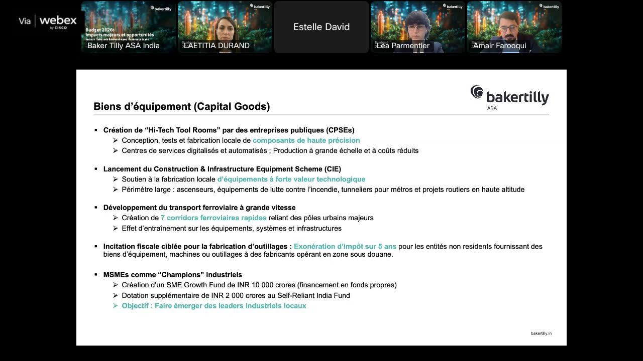 D&eacute;cryptage de l&rsquo;Union Budget of India 2026 - Impacts majeurs