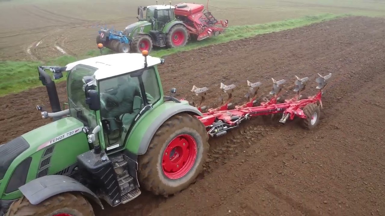 Semis de blé 2024 // 2x fendt