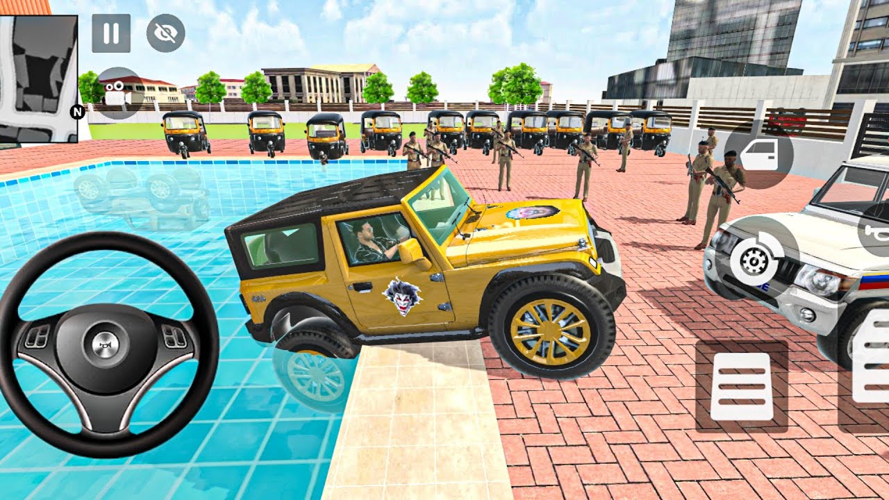 🎮Modified Yellow Thar 💛 Gangster Life in Indian Streets | Open WorldGame gamefor android Gameplay ♥️