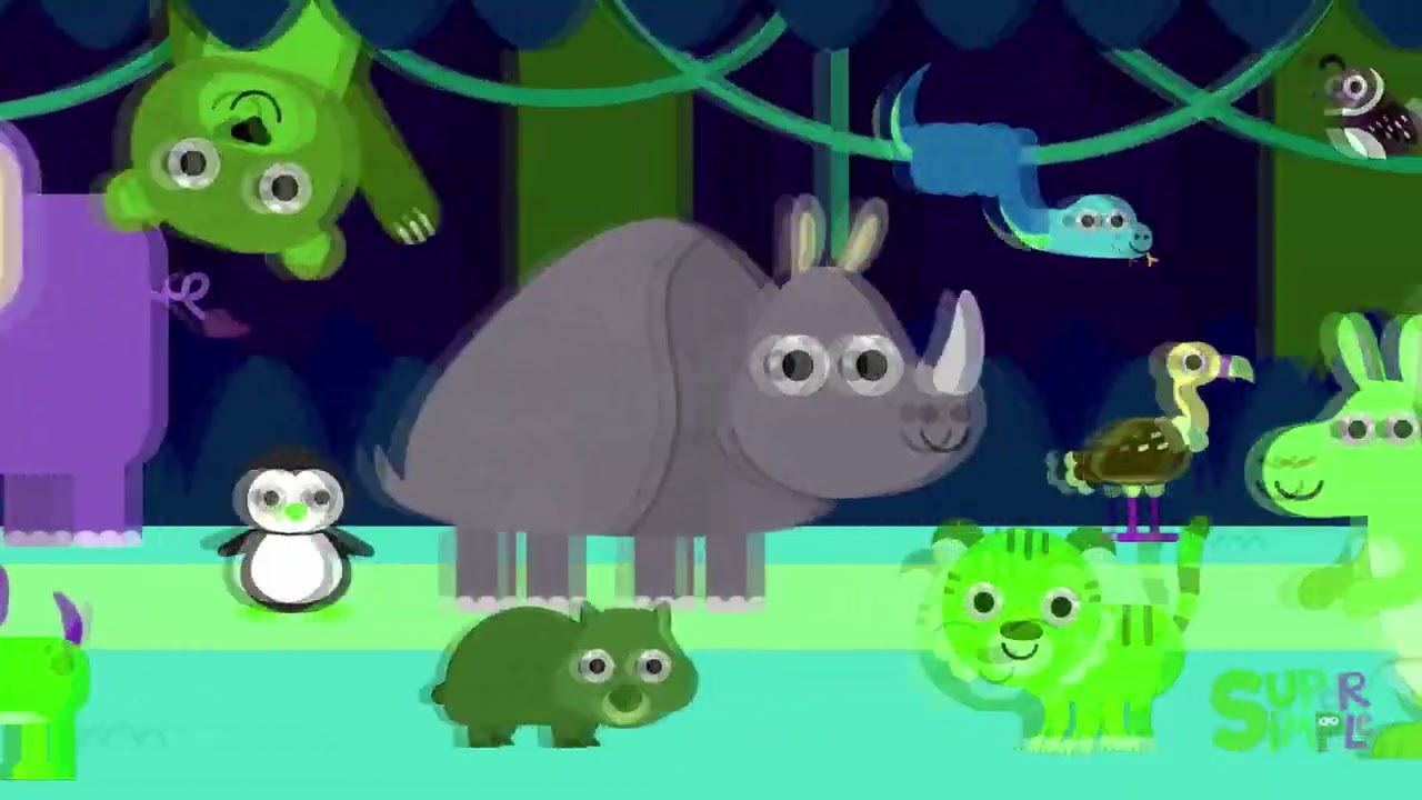 Super Simple Songs Animal Alphabet Intro Logo Sponsored By Klasky Csupo 2001 Effects