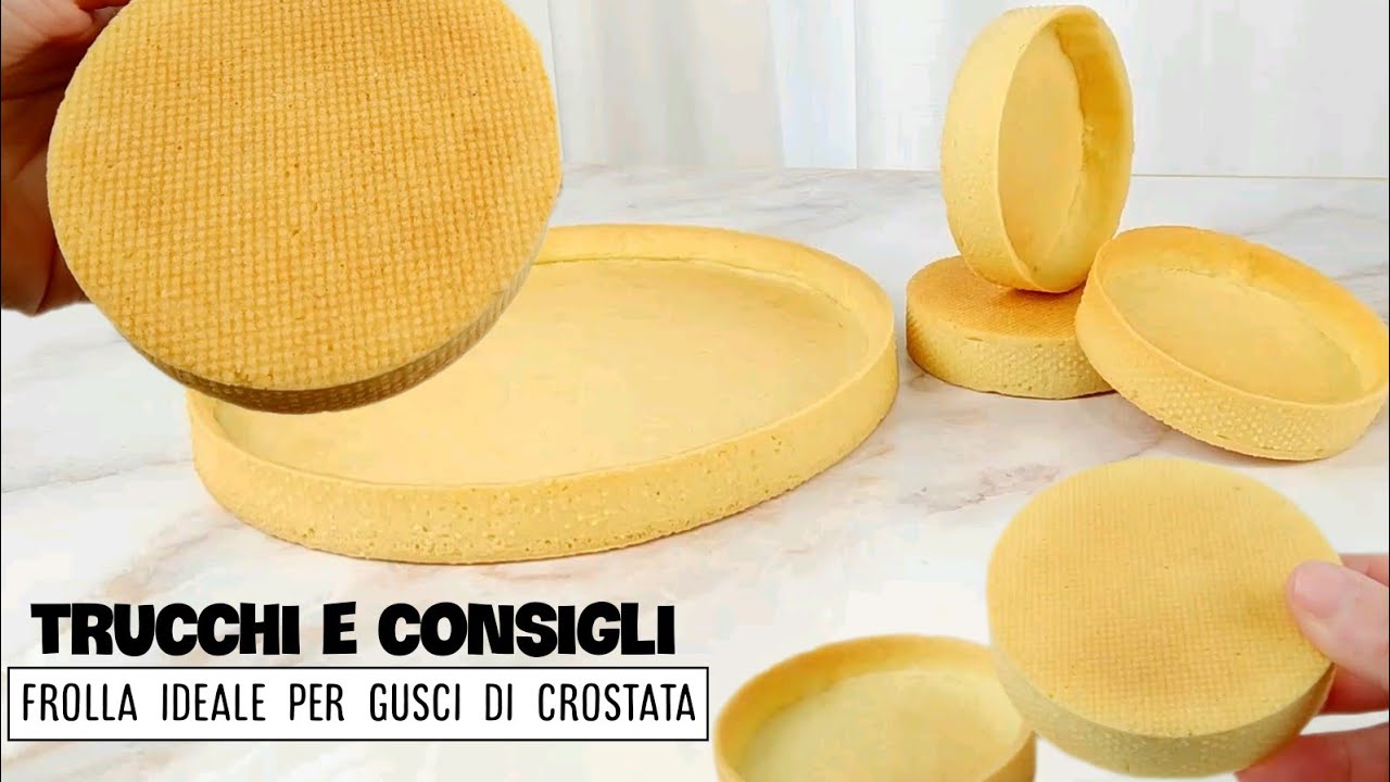 ➡️Come fare GUSCI di CROSTATA perfetti con una fantastica Pasta Frolla SABLE' ALLE MANDORLE