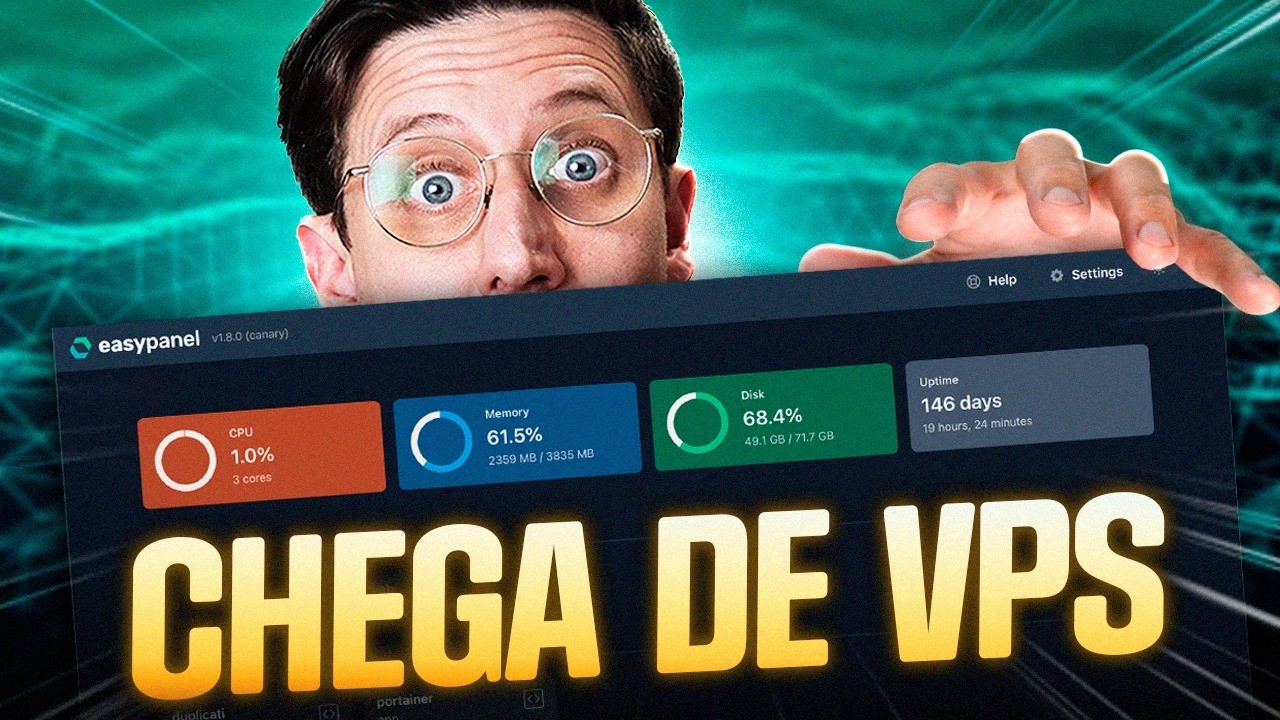 Sofrer com VPS? Nunca Mais! Esse Painel No-Code Faz Tudo por Voc&ecirc;