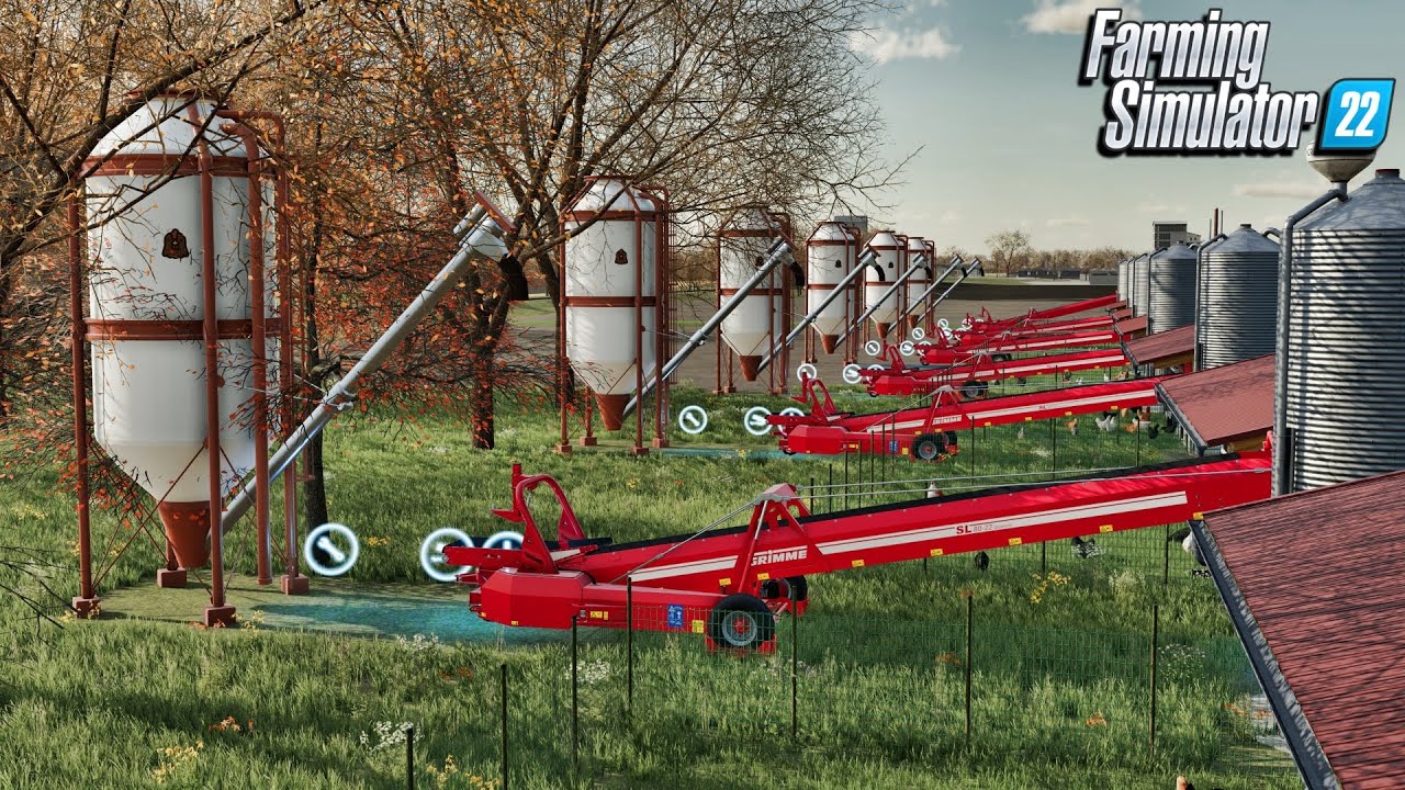 Setting Up Feeding Belts! (Elmcreek 25) | Farming Simulator 22