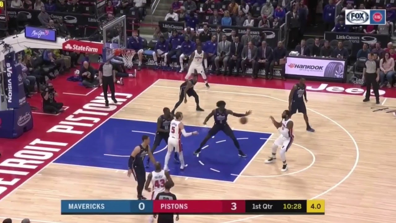 Andre Drummond 3-pointers 2017-18