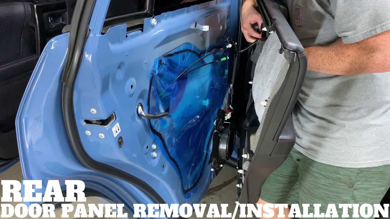 Toyota 4Runner Rear Door Panel Removal/Installation | HOW TO
