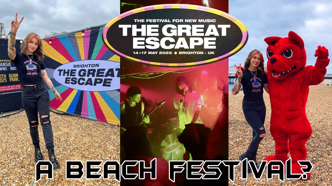A Festival On The Beach!? The Great Escape Festival Vlog 2025