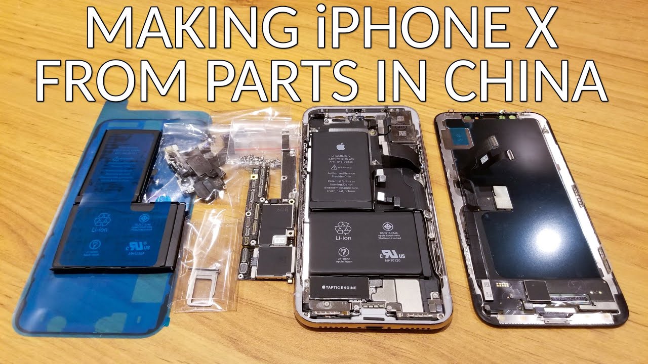 Making iPhone X From Parts In China For FUN 📱😱😲