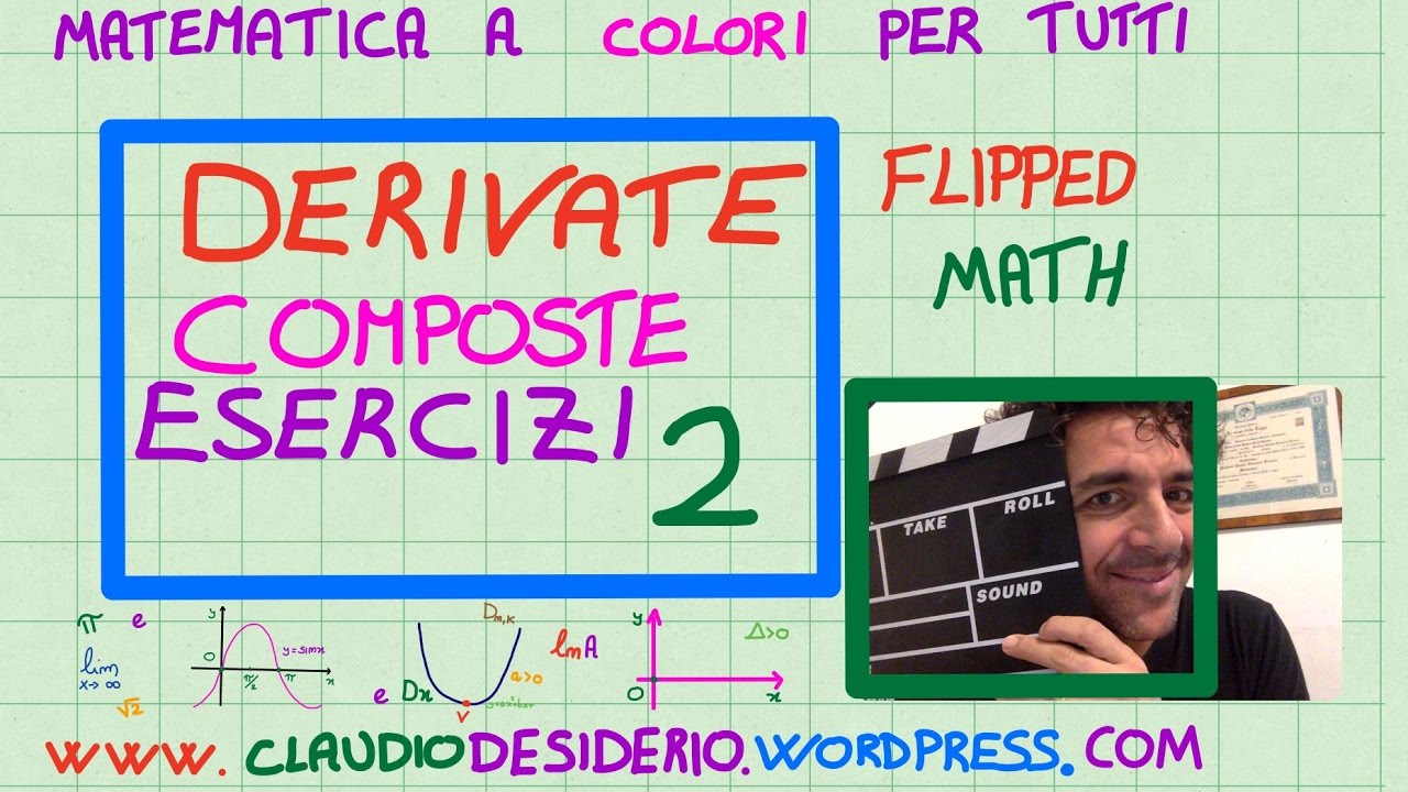 derivate  esercizi sulle derivate di funzioni composte 2