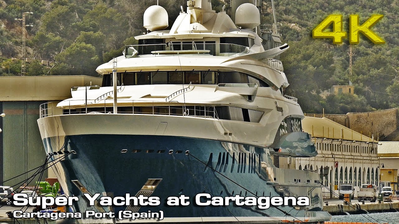 Superyachts at Cartagena 2017 [4K]