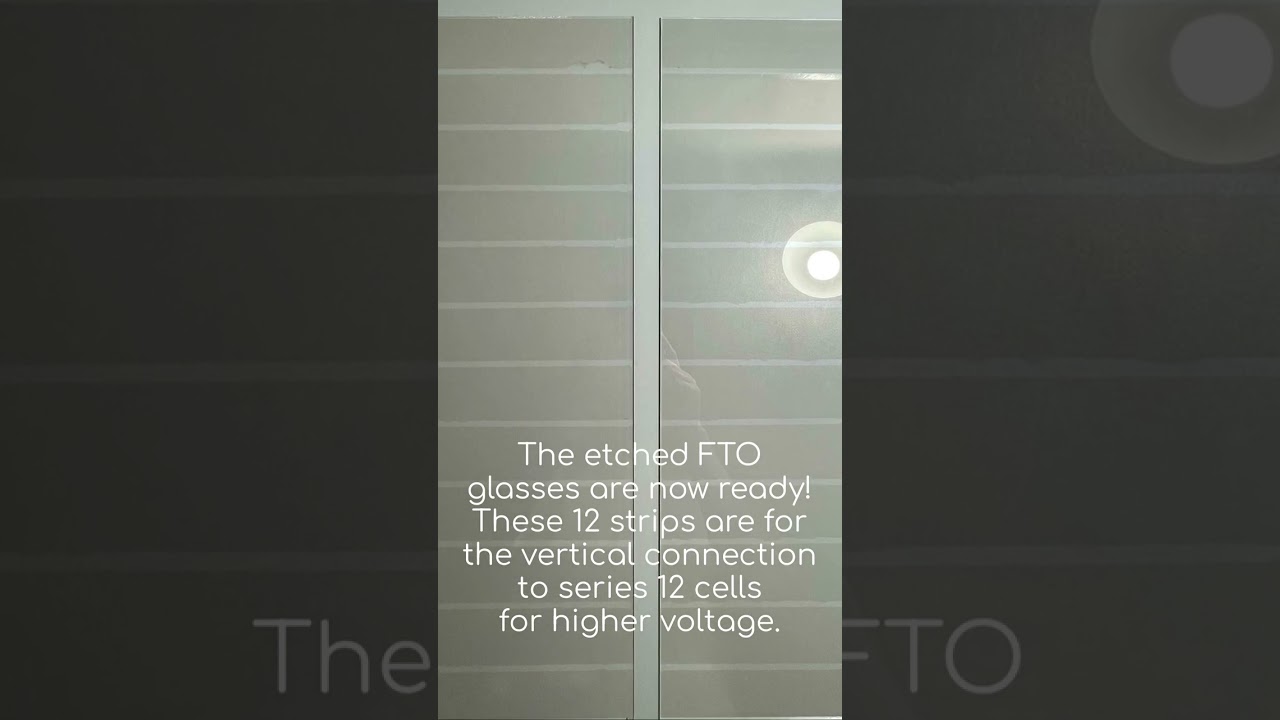 Manufacturing of large dye sensitized solar cell (DSSC) at home