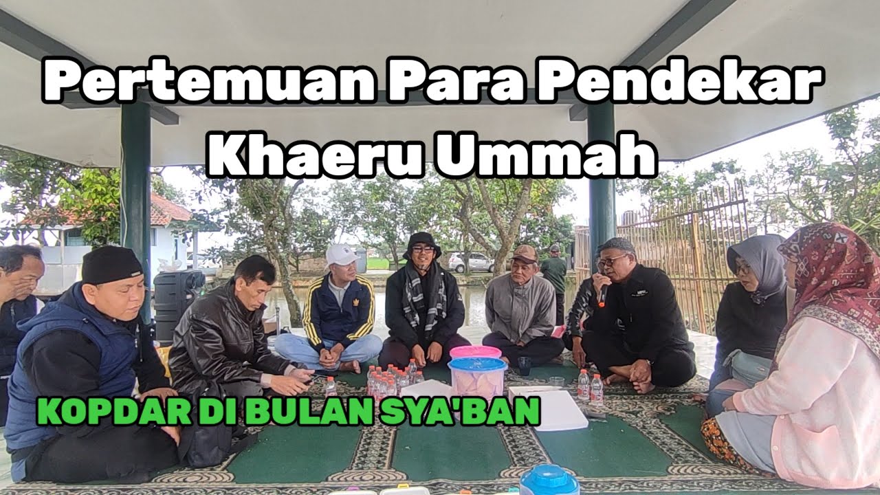 Villa Hj.Enok heboh karena kedatangan grup wa khaeru ummah.