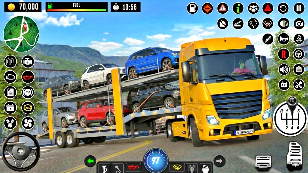 Truck Driving School Simulator - Car Trasport - Android Gameplay