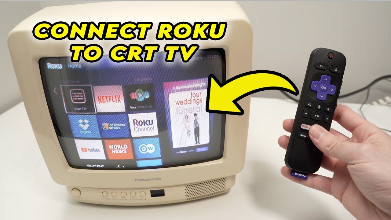 Как подключить Roku Stick к ЭЛТ-телевизору