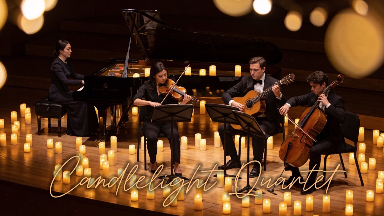 Candles Flickering in Silence 🎻 Piano, Violin & Cello | Quiet Your Mind