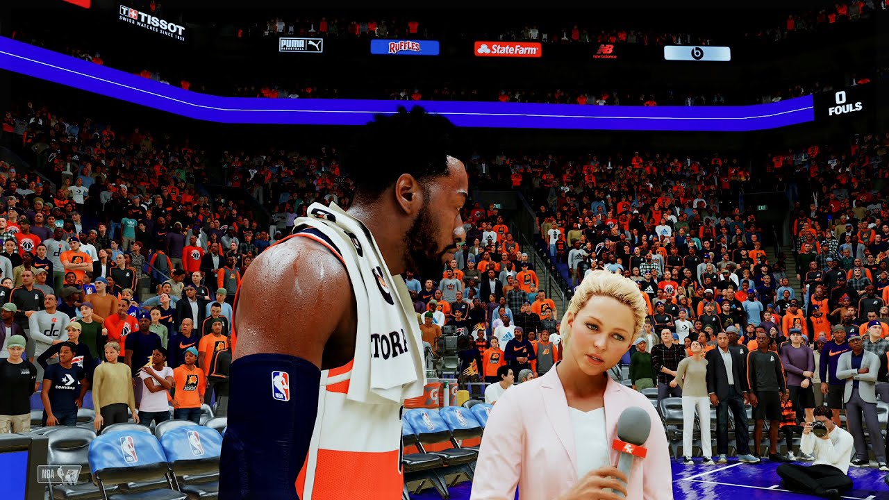 NBA 2K21 Next Gen 4K Gameplay - Suns vs Wizards | David Aldridge Is A Woman