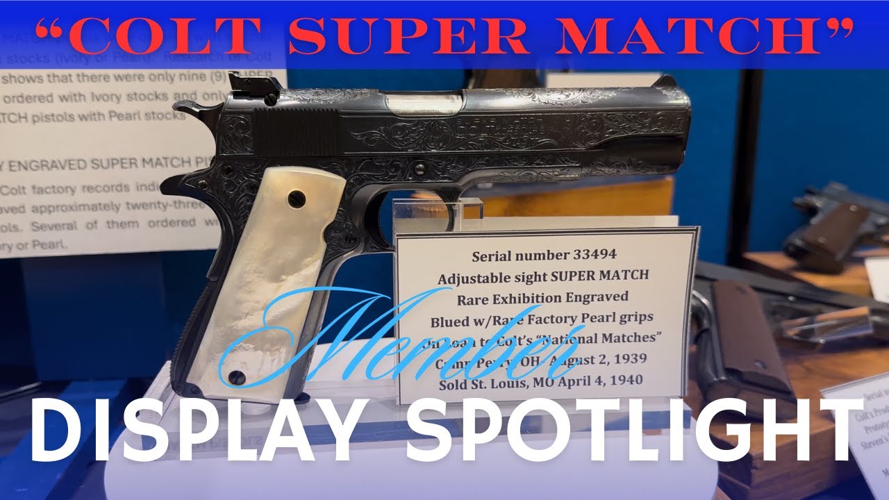Colt 1911 Super Match .38 Super INCREDIBLE PRESENTATION!!