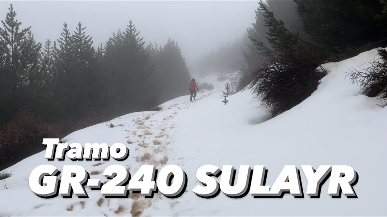 Tramo Sendero GR-240 SULAYR / Nos cuesta salir del puerto de la Ragua❄️