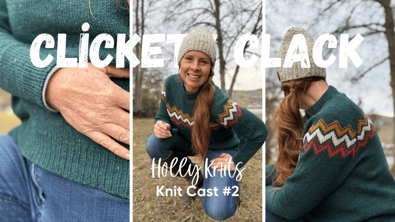 Colourwaves Raglan Sweater, Knitted Hats & Hats, Swatching Tips, & Check In! Knitcast #2, Jan 2026