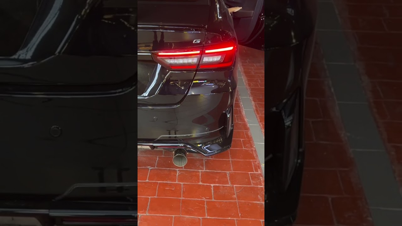 Vios 2023 modified exhaust max racing twist bullet resonator, 5zigen muffler.