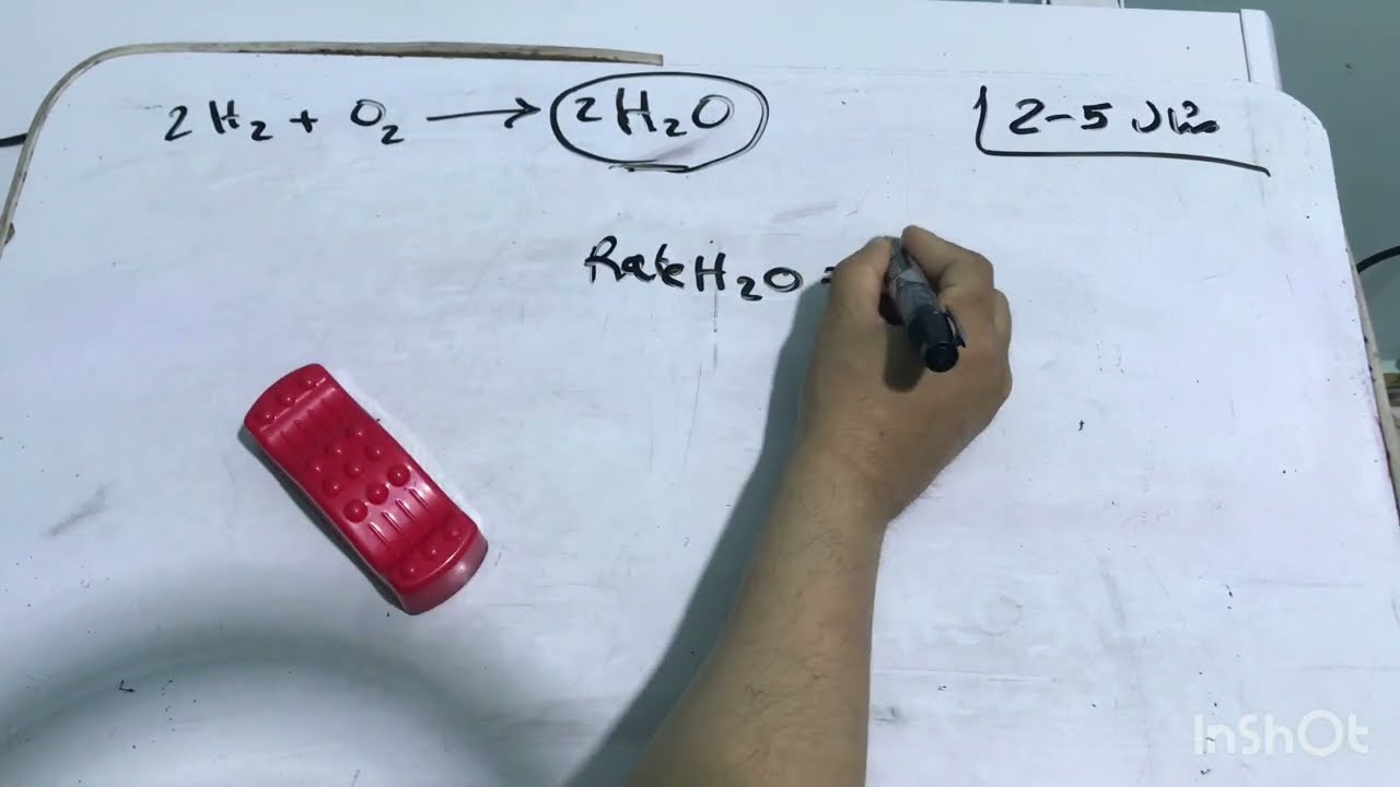 كيمياء الخامس العلمي-علاقة سرعه التفاعل مع عدد المولات