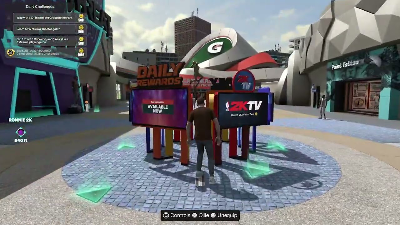 How To Use Skateboard & Other Equipment In NBA 2K26