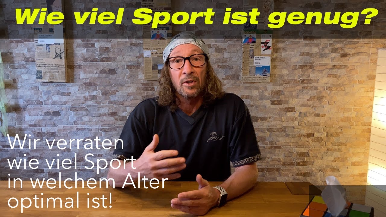 Soviel Sport müsst ihr machen um Topfit zu bleiben oder zu werden! Sport über 50!