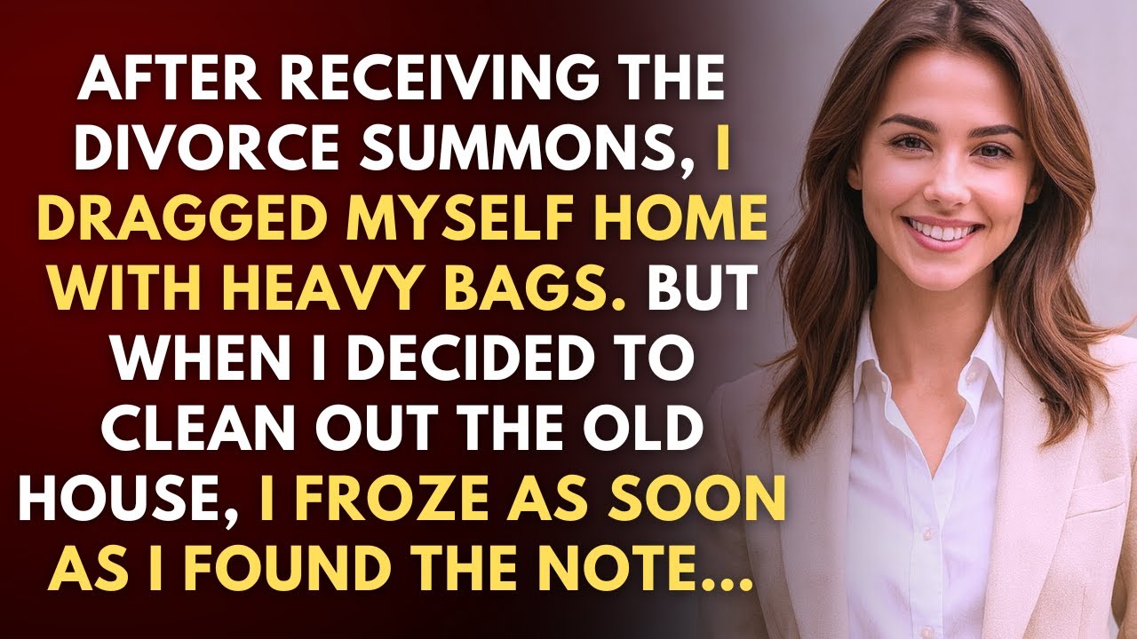 After Receiving The Divorce Summons, I Dragged Myself Home With Heavy Bags—But When I Decided…