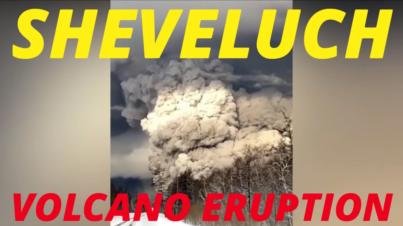 Sheveluch Volcano ERUPTS‼️ CODE RED‼️ As Massive Ash Cloud Rises 10 Km