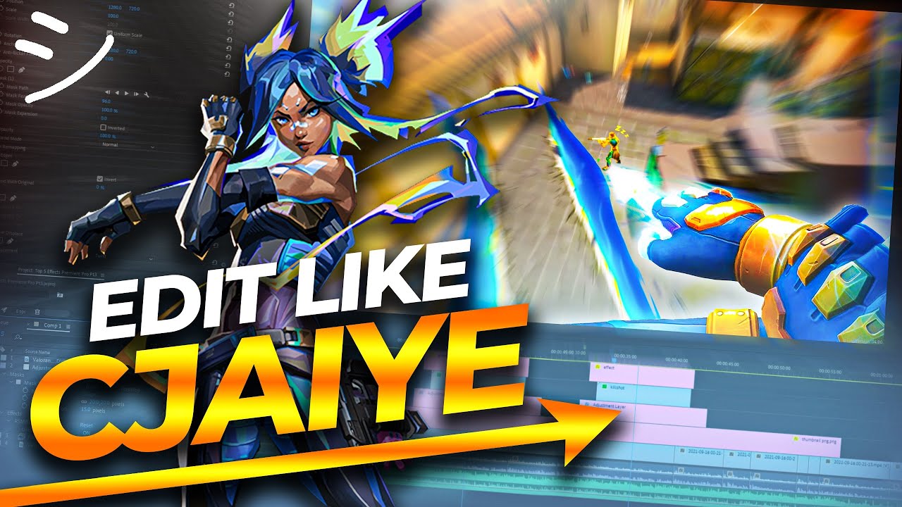 How to make a VALORANT MONTAGE like Cjaiye! | Smooth Editing Tutorial (Premiere Pro)